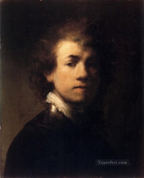 Rembrandt van Rijn Painting - Autorretrato en una gorguera Rembrandt